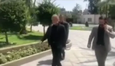 President pezeshkian while walking