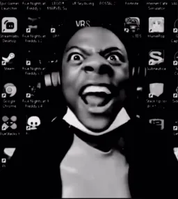 اسپید درحال تهدید کردن و ناسزا گفتن