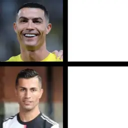 Ronaldo and fake ronaldo comparison