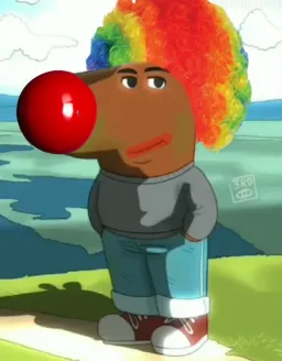 clown chill guy