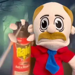 jeffy using insecticide