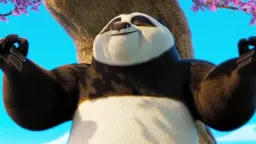 The honest reaction of the kungfu panda