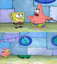 Patrick and spongebob