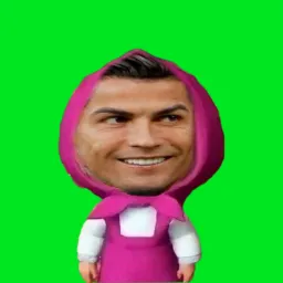 پرده سبز رونالدو (ماشا)