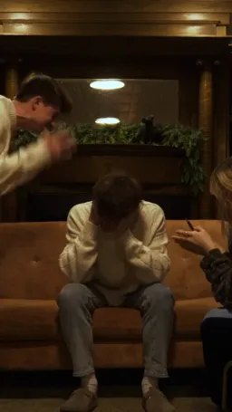 Upset man