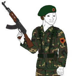 Wujak Chechen soldier