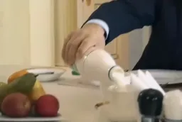 Chracters Milk Drinking