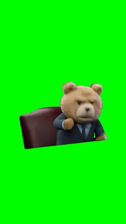  تد ساکت شو پرده سبز
