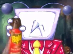 "ant" tenna using bug spray