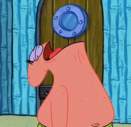 patrick is crying