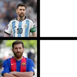 Iranian Messi and Messi comparison