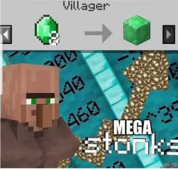 villager mega stonk