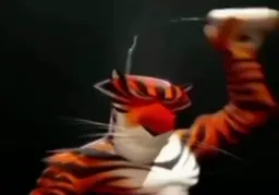 پریدن ببر به سمت حلقه با انگشت اشاره