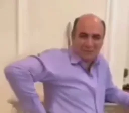 Man dancing with Kurdish song 
