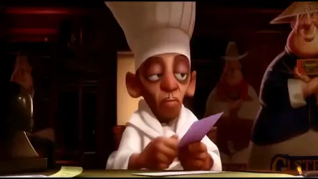 Chef skinner reading a letter