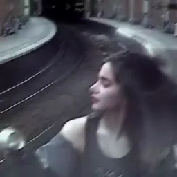 The girl's honest reaction