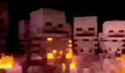 Dark minecraft skeletons