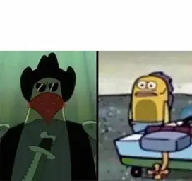 Spongebob fish comparison