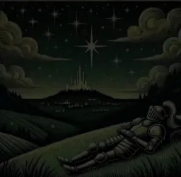 Knight in Relaxation (Cartoon)