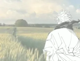 شخصیت انیمه ای در محل آرامش بخش