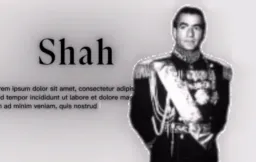 واکنش صادقانه محمد رضا شاه