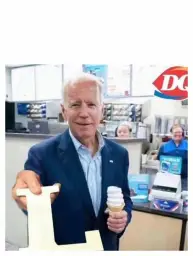 Joe Biden handing the big L