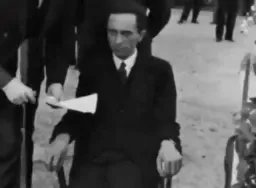 The man looked suspiciously