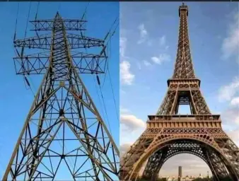 real Eiffel Tower vs fake Eiffel Tower