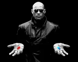 Red or blue pill different version