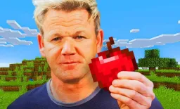 Gordon ramsay and minecraft apple