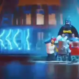 Lifting Batman Lego by fans