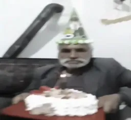 The birthday of the old man