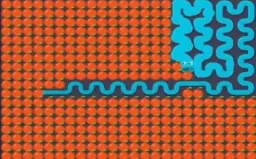 کرم درحال خوردن مقدار زیادی سیب