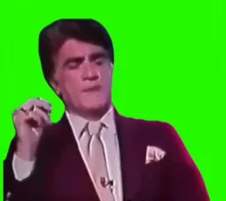 I am very pleased with my life - green screen