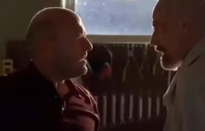 Walter white and hank looking each other