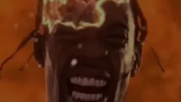 مرد آتیش گرفته