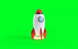 در اومدن موشک از زمین پرده سبز