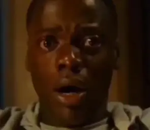 Crying black man