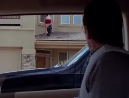 Jessie falling from the gable an walter white shouked