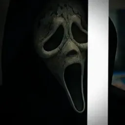 honest reaction by scream ghost face