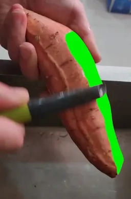 کندن پوست میوه عجیب
