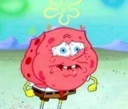 باب اسفنجی در حال ترکیدن از فشار/حرص