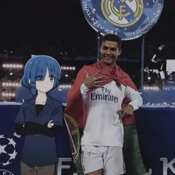 Ronaldo with the girl's different version