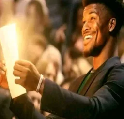  مرد سیاه پوست در حال مشاهده چیز شگفت آور