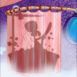 Squidward singing when he take a showe