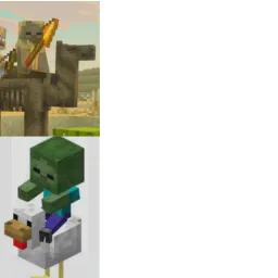 زامبی شتر سوار در مقابل زامبی مرغ سوار