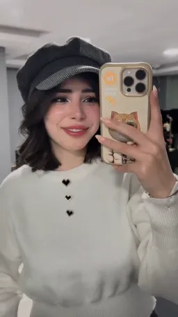 beautiful girl singing a persian song