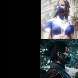 Comparison of sub ziro against Kitana