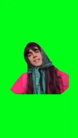 i eat i go to the sky i go to Iran twice a day - green screen