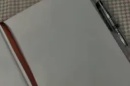 واکنش صادقانه دفتر سفید و خالی